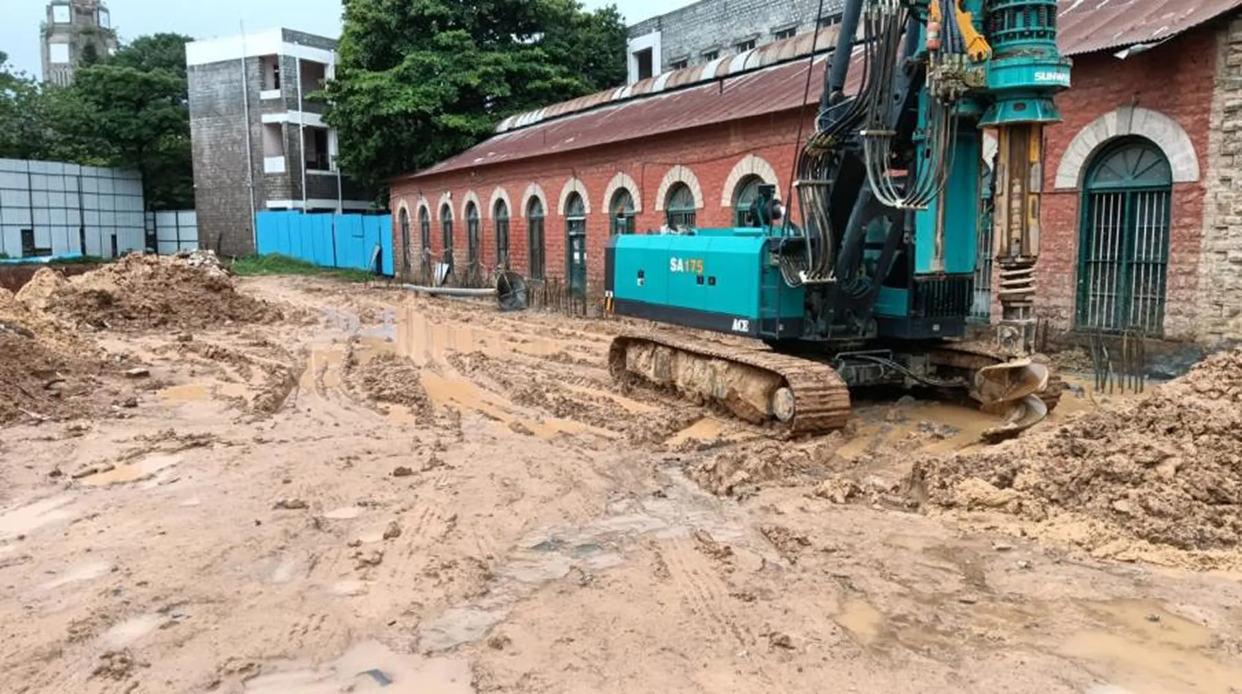 Mass Excavation and Touch Pile work at UVCE College  - Image 1