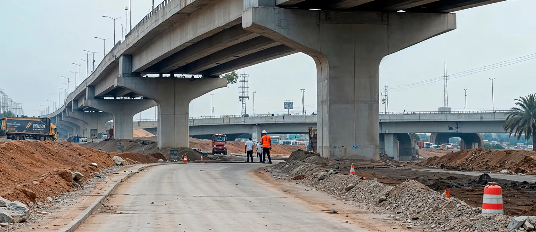 Constructions of New Roads, Bridges and Underpasses
